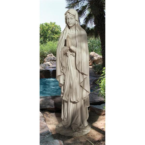 等身大の聖母マリア像 高さ 約176ｃｍ 置物 彫刻 彫像/ カトリック教会 ガーデニング 庭園 芝...