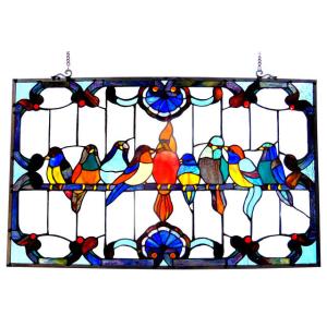 ステンドグラス No.4 Amazon.co.jp: Ebros Louis Comfort ティファニー四季