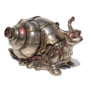 スチームパンク風 スフィアを持った、メカニカル・ギア ドラゴン