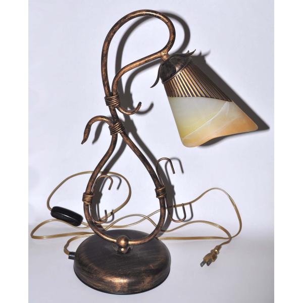 創業祭キャンペーン！即納！昭和レトロ風　アンティーク照明 卓上ランプ 電気スタンド 高さ 約44cm