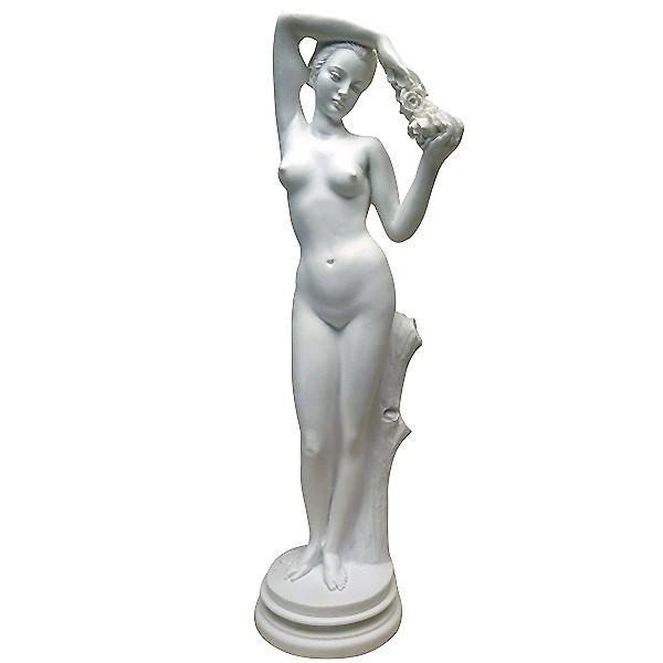 魅惑の ヴィーナス(ビーナス) 裸婦 アンティーク大理石風 彫像/ 贈り物プレゼント 化粧室 エステ...