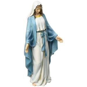 高さ約15ｃｍ聖母マリア像/ 汚れなき御心/ カトリック教会 キリスト 祭壇 聖霊（輸入品