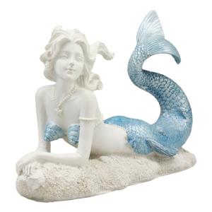 青緑色のブロンズ製女性像マーメイド人魚 約70cm 青緑色のブロンズ製女性像マーメイド人魚 約70cm 青緑色のブロンズ製