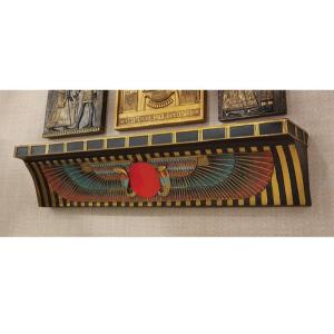 古代エジプト イシス神 テーブルランプ 彫刻 彫像/ ピラミッド 王宮