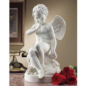 いたずら天使 キューピッド 彫像 ローマ神話の愛の神 クピドー ビーナスの子 エンジェル(輸入品