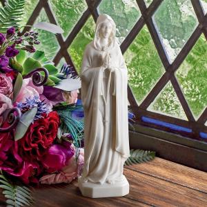 大理石風 聖母マリア像 彫像 彫刻高さ 約29ｃｍ キリスト教美術 カトリック セール！即日納品！ 大理石風 聖母マリア像 彫像 彫刻高さ 約