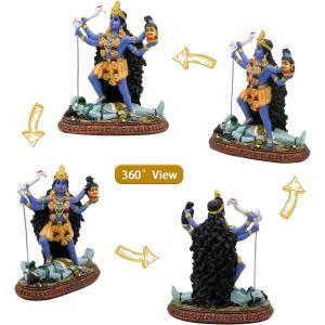 ヒンドゥー教神カーリー マー彫像インド神カリ・...の詳細画像4