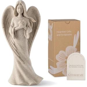 セール！即納！慰めの守護天使メモリアルギフト彫像愛する人へのエンジェル彫刻アート装飾置物輸入品