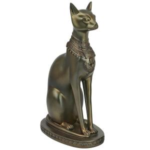 エジプト輸入品 古代エジプト猫女神像 バステト神 彫像 彫刻 エジプト輸入品 古代エジプト猫女神像 バステト神 彫像 彫刻