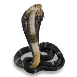 動物彫刻 大きなキングコブラ彫像 毒蛇スネーク 爬虫類カフェ ブロンズ