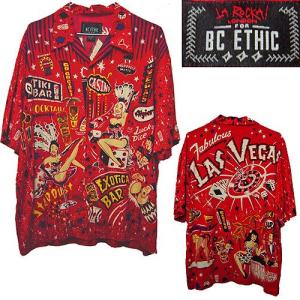 最新な LA ROCKA! × BC ETHIC Rockabillyラロッカ! シャツ - xl
