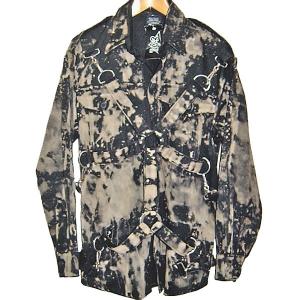 Tiger of London Parachute Jacket Black Bleach タイガーオブロンドン パラシュート ジャケット ブリーチ｜romanticneurosis