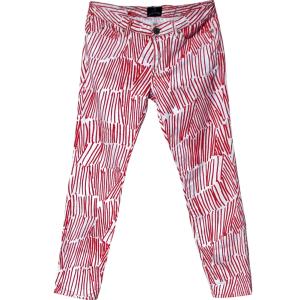 Vivienne Westwood Anglomania RED/WHITE JEAN ヴィヴィアン ウエストウッド アングロマニア テーパード ジーンパンツ 30 BORN IN ENGLAND｜romanticneurosis