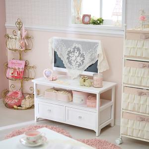 HAGiHARA（萩原） テレビ台 ローボード おしゃれ 収納 100 白 完成品