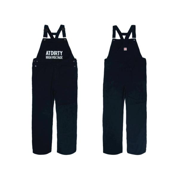 アットダーティ ハイ ボルテージ オール オーバーオール ブラック AT-DIRTY HIGH VO...