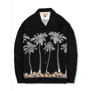 ドレスヒッピー BILLY L/S シャツ オープンカラーシャツ 黒