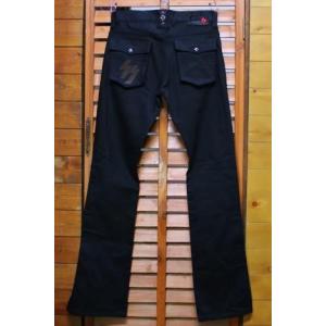 スカルフライト SS パンツ ブーツカット レザーポケット SKULL FLIGHT