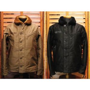 スカルフライト N-1 ステンシル アウター ジャケット SKULL FLIGHT