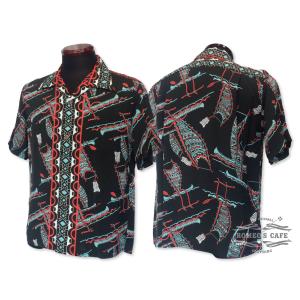 SUN SURF サンサーフ 半袖 レーヨン アロハシャツ ハワイアンシャツ