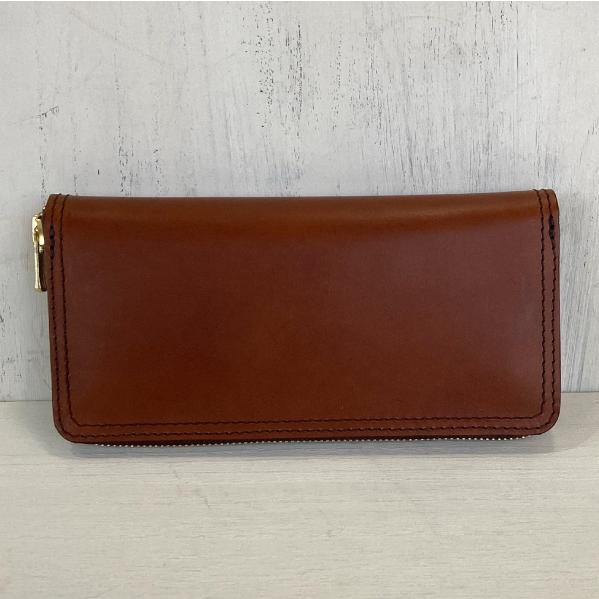 ヴァスコ レザー ヴォヤージュ ラウンド ジップ ロング ウォレット ブラウン VASCO LEAT...