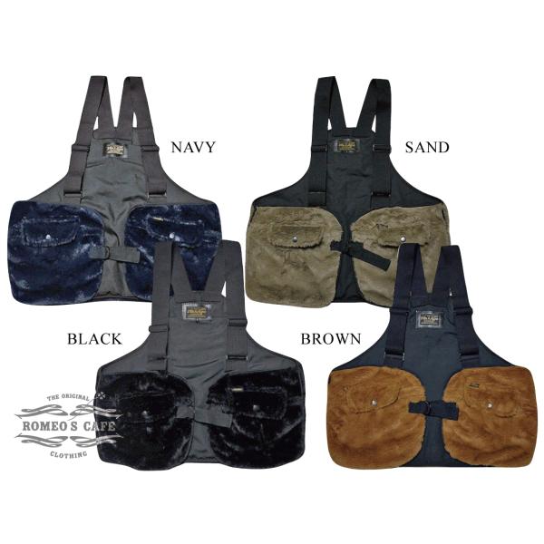 ヴィンアンドエイジ ヴィン＆エイジ ハンティング ファー ベスト VIN&amp;AGE HUNTING F...