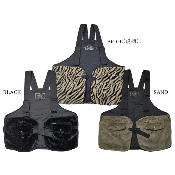 ヴィンアンドエイジ ヴィン＆エイジ ハンティング ファー ベスト VIN&amp;AGE HUNTING F...