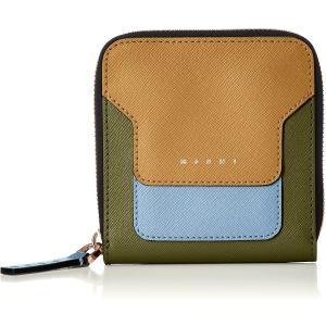 超格安価格 マルニ 並行輸入品 Thyme Opal Olivegreen Dune レディース Pfmoq09 Trunk 二つ折り財布 財布 帽子 ファッション小物