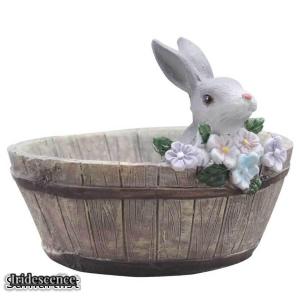 植木鉢母の日 うさぎ ガーデニングオブジェ 鉢...の詳細画像4