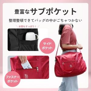 ボストンバッグ キャリーオンバッグ 折りたたみ...の詳細画像3