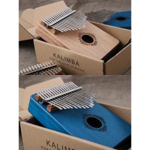 親指ピアノ17音カリンバ17キー楽器マホガニー...の詳細画像4