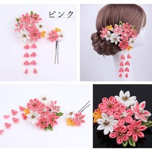 2点セット 髪飾り ヘアアクセサリー 和装小物...の詳細画像4