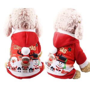 ペット服 クリスマス 犬の服 秋冬服 裏起毛 ...の詳細画像3