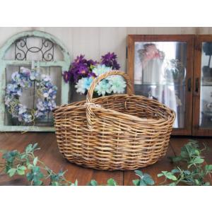 超レア品❗️古くて美品❗️グリーン小花のラタンバスケット アラログ グリーン バスケット 四角 スクエア ラタン 籐 ミニ