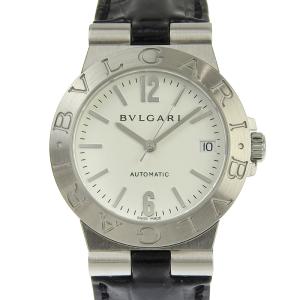 BVLGARI ブルガリ アショーマ メンズ 自動巻き 腕時計 SS ブラック文字  