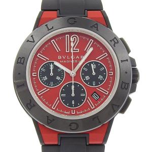 BVLGARI ブルガリ アショーマ メンズ 自動巻き 腕時計 SS ブラック文字  