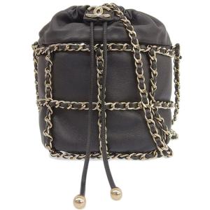 広尾店】 CHANEL シャネル ノベルティ パイル地ショルダーバッグ 黒x