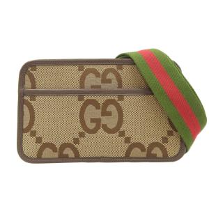 GUCCI（グッチ） ジャンボGG キャンバス レザー メッセンジャーバッグ