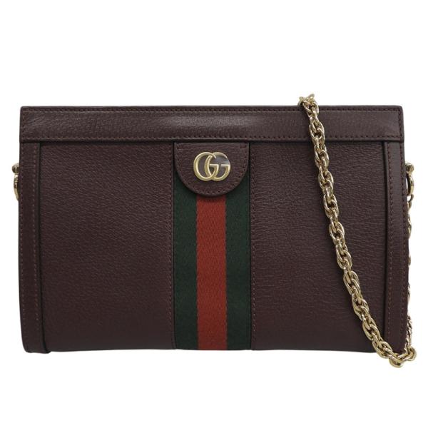 グッチ GUCCI オフィディア シェリーライン ショルダーバッグ チェーンシェルダー レザー ボル...