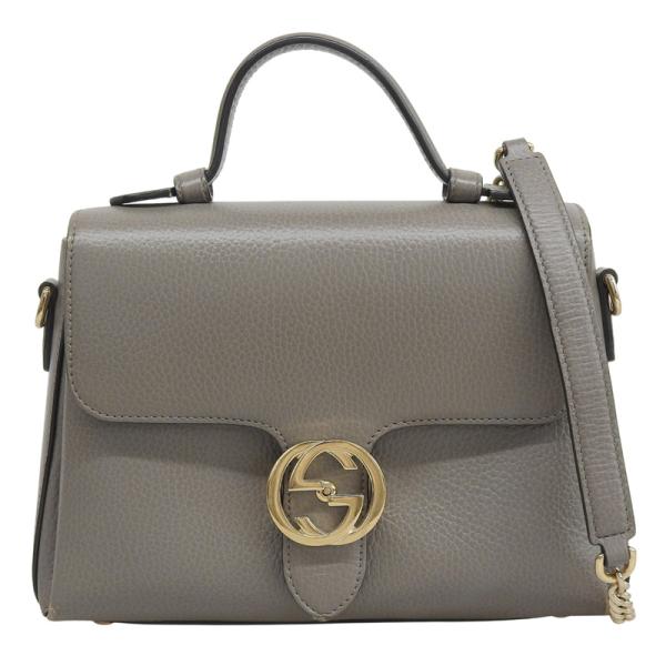 グッチ GUCCI インターロッキングG 2WAYバッグ ハンドバッグ ショルダーバッグ レザー グ...
