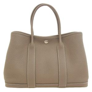 エルメス HERMES ガーデンパーティTPM トートバッグ ネゴンダ エトゥープ U刻印 2022年 中古 新入荷 HE1062