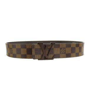 ルイ ヴィトン LOUIS VUITTON ダミエ サンチュール LVイニシャル ベルト PVC レザー M9807 中古 新入荷 LV0993｜ronde