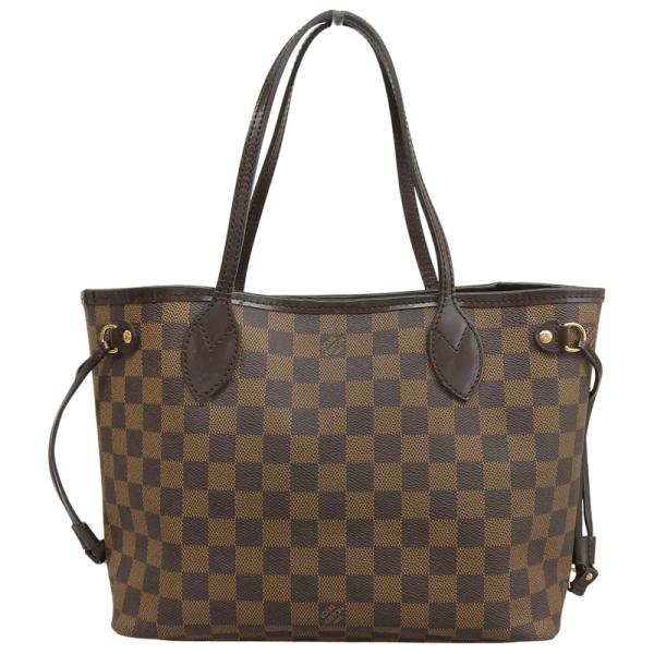 ルイヴィトン LOUIS VUITTON ダミエ ネヴァーフルPM トートバッグ エベヌ N5110...