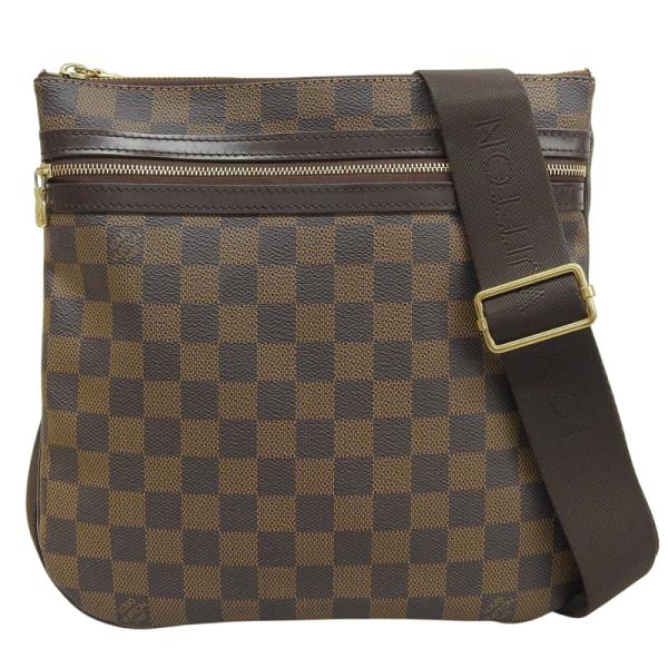 ルイヴィトン LOUIS VUITTON ダミエ ポシェット・ボスフォール ショルダーバッグ エベヌ...
