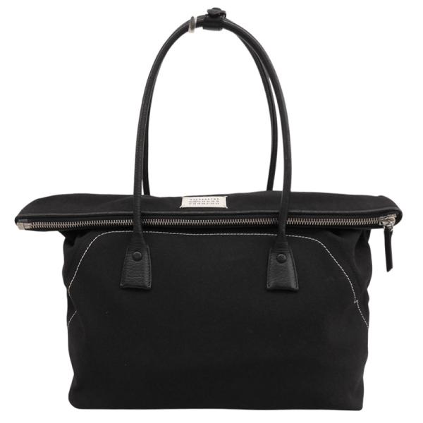 メゾンマルジェラ Maison Margiela 5AC トートバッグ キャンバス/レザー ブラック...