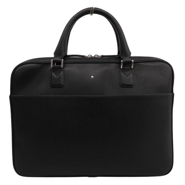 モンブラン MONTBLANC ビジネスバッグ ハンドバッグ レザー ブラック 中古 新入荷 OB2...
