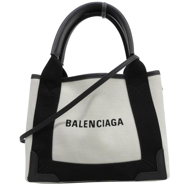 バレンシアガ BALENCIAGA ネイビーカバスXS 2WAYハンドバッグ ショルダー キャンバス...