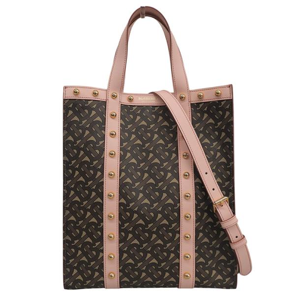 バーバリー BURBERRY 2WAYバッグ トートバッグ ショルダーバッグ PVC/レザー ブラウ...