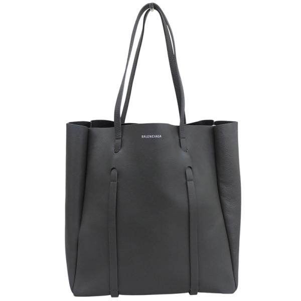バレンシアガ BALENCIAGA エブリデイトートS トートバッグ レザー グレー 475199 ...