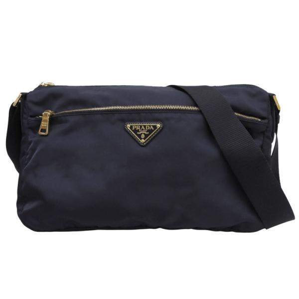 プラダ PRADA テスート ショルダーバッグ 斜め掛けショルダー ナイロン ネイビー 中古 新入荷...
