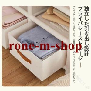 ワードローブ 大容量 簡易クローゼット 組み立...の詳細画像2